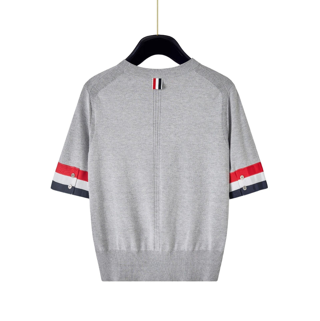 Women's Double Sleeve Label Shirt（复制） THOM TREND