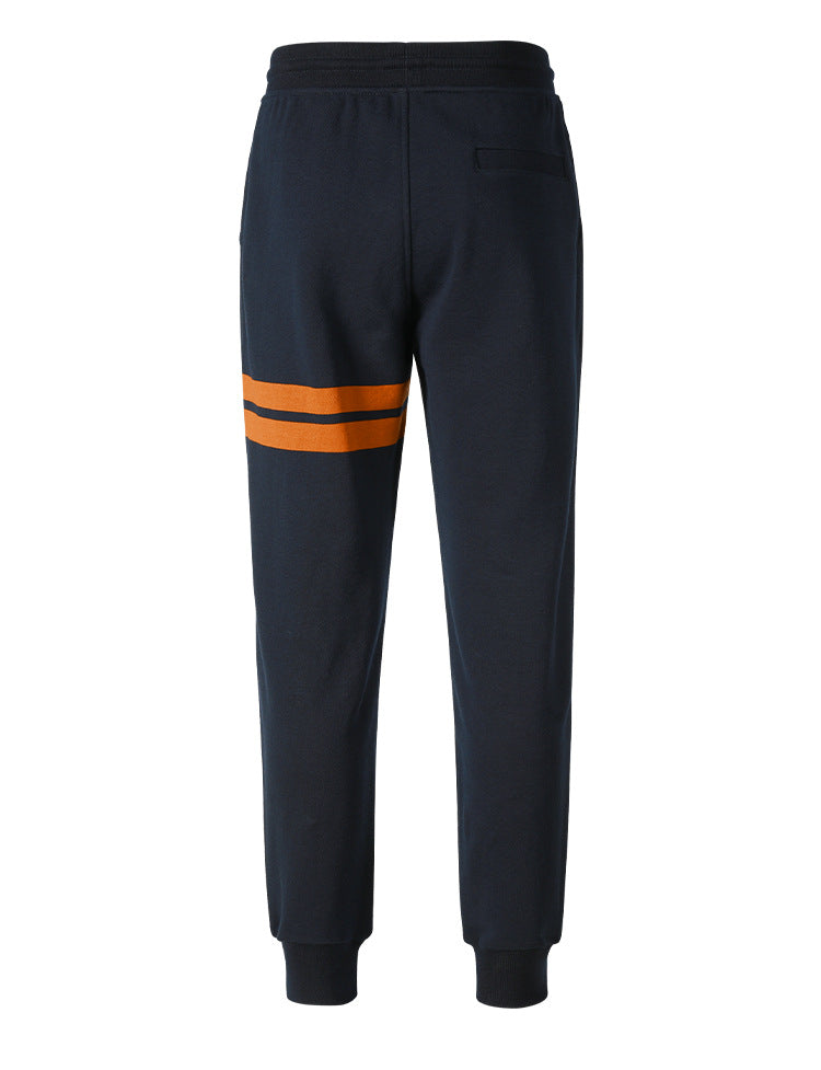 Thom Browne Style Casual Unisex Sweatpants with Signature Four-Bar Detail - Image 3