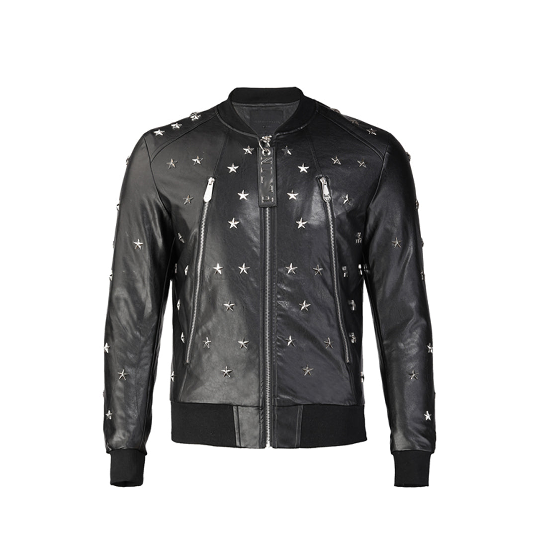 New-Black Cowhide Jacket SOLODSQ2