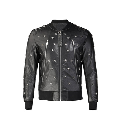New-Black Cowhide Jacket SOLODSQ2