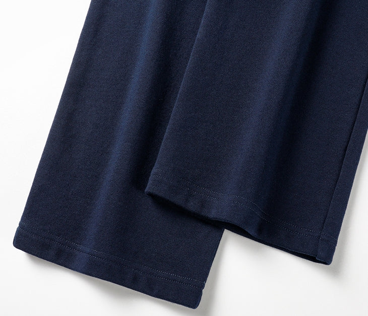 Thom Browne Style Men's Casual Wide - Leg Pants - Cotton Signature Four-Bar Detail - Image 9