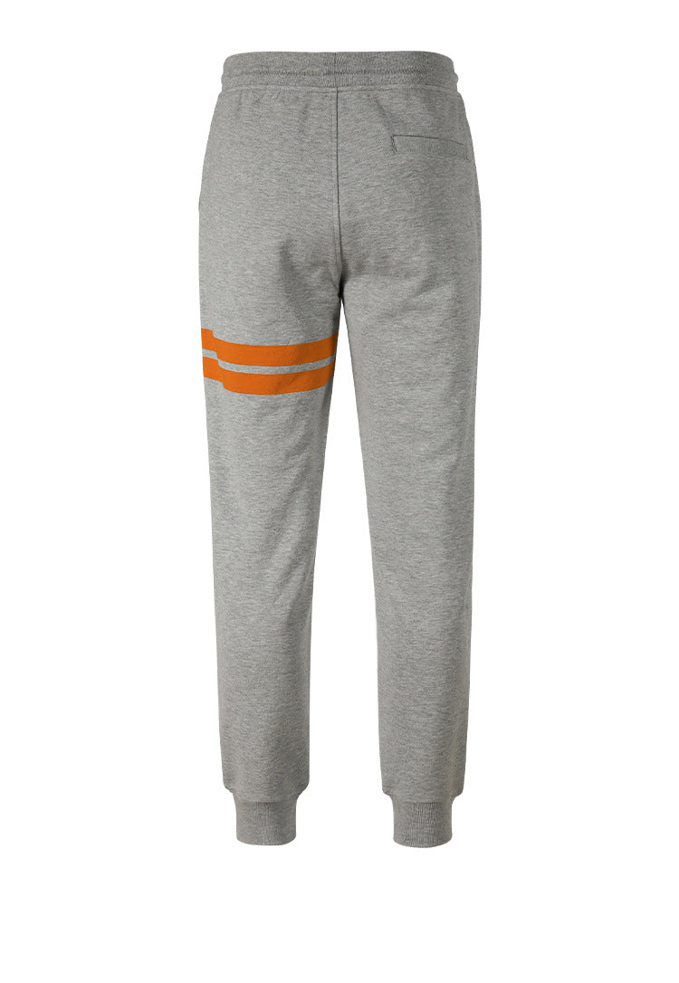 Thom Browne Style Casual Unisex Sweatpants with Signature Four-Bar Detail - Image 4
