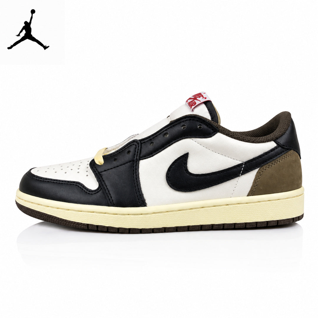Air Jordan 1 Low Collaboration Little Mocha Unisex Sneakers CQ4277-105 main product view