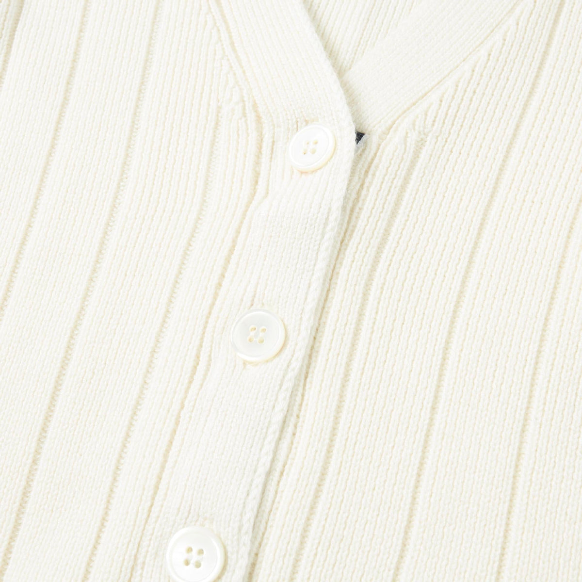 Cotton wool knitted cardigan - Image 6
