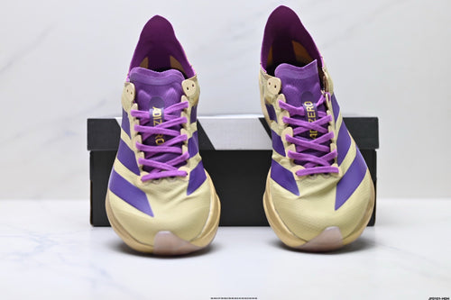 Adidas K81801650 Unisex Running Shoes #3 - Purple/Beige - image 2