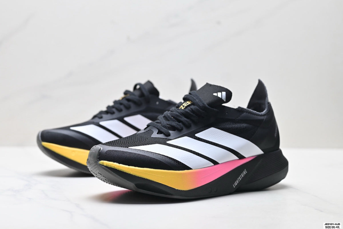 Adidas K81801550 Unisex Running Shoes #4 - Black/Pink/Yellow #2 - image 40