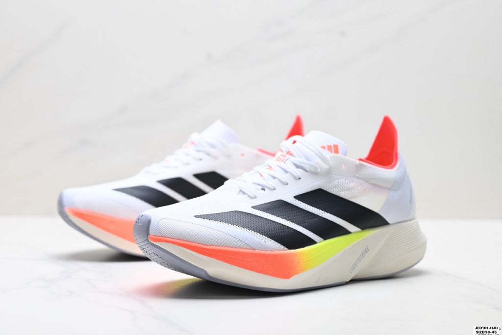 Adidas K81801550 Unisex Running Shoes #4 - White/Black/Red - image 45