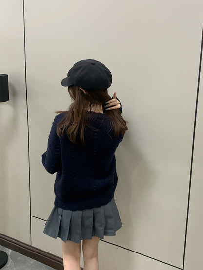 2025SS Puppy Wavy Diamond Cardigan THOM TREND