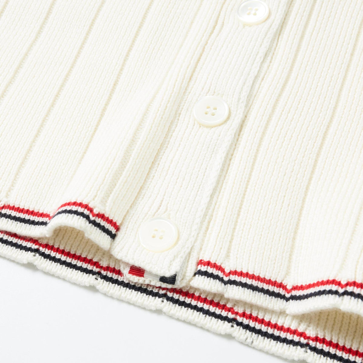 Cotton wool knitted cardigan - Image 7