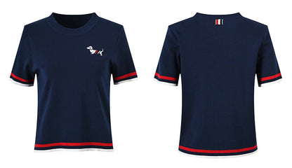 Women's Tie Knot T-shirt（复制） THOM TREND