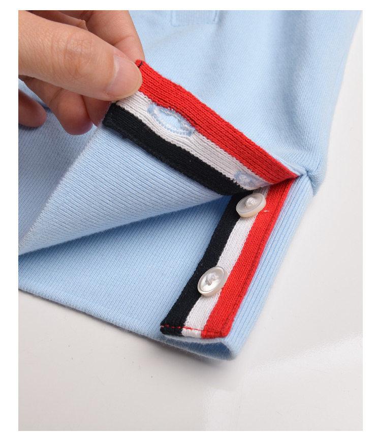 Unisex Four-Bar Hooded Jacket by Thom Browne, garment detail view
