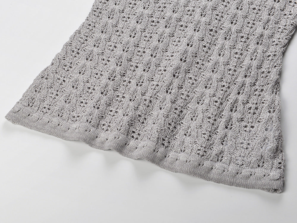 2025SS Lace knit short sleeves THOM TREND