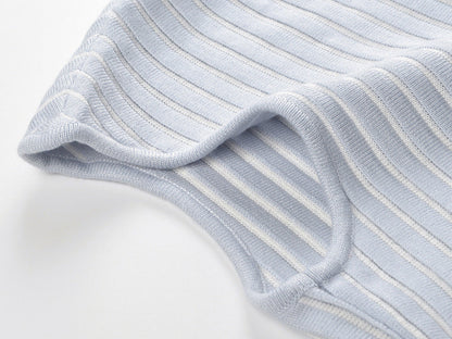 2025SS Sleeveless V-neck knitted dress THOM TREND