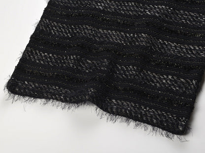 2025SS Tweed halterneck dress THOM TREND