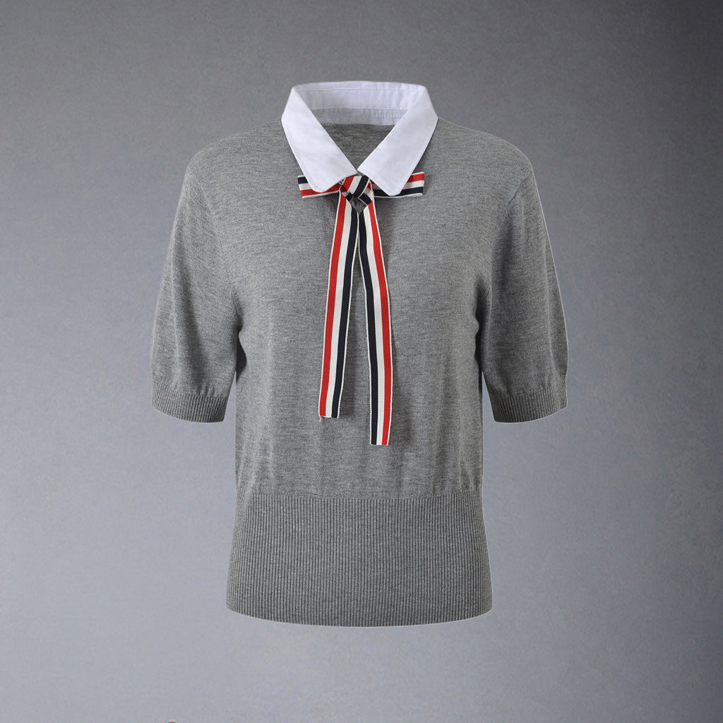 Women Ribbon POLO shirt - Image 2