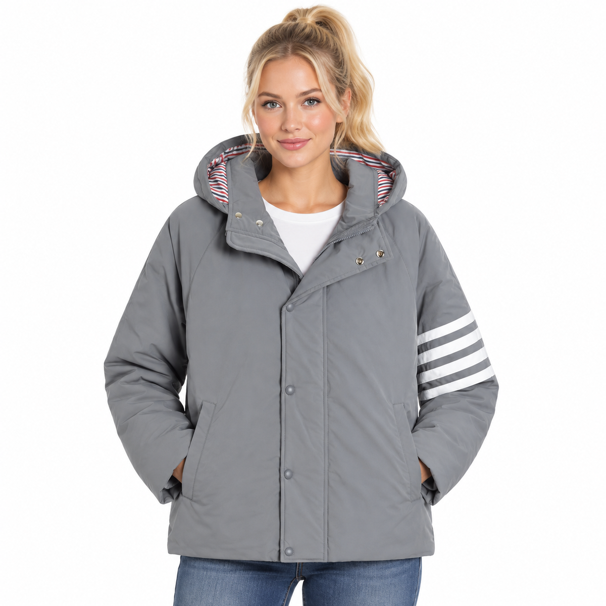 Top-grade thickened down jacket - Model Main Image