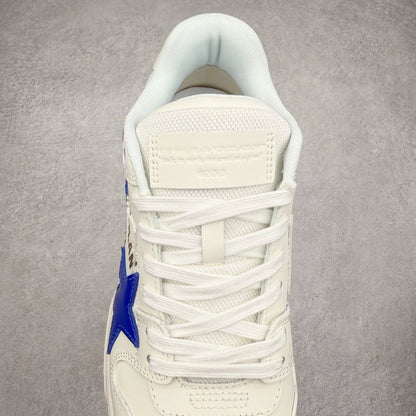 OFF-Whlte Genuine Leather Sports shoes#12 4-Bar