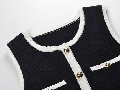 2025SS Short cardigan + dress THOM TREND