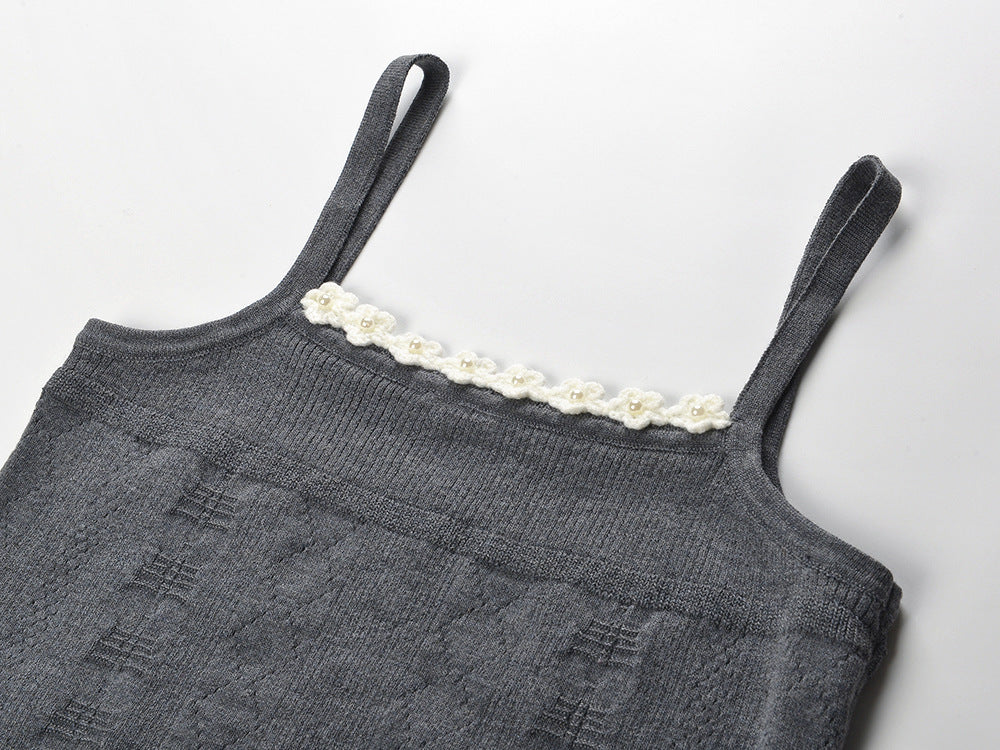 2025SS Cardigan + vest + skirt three-piece set THOM TREND