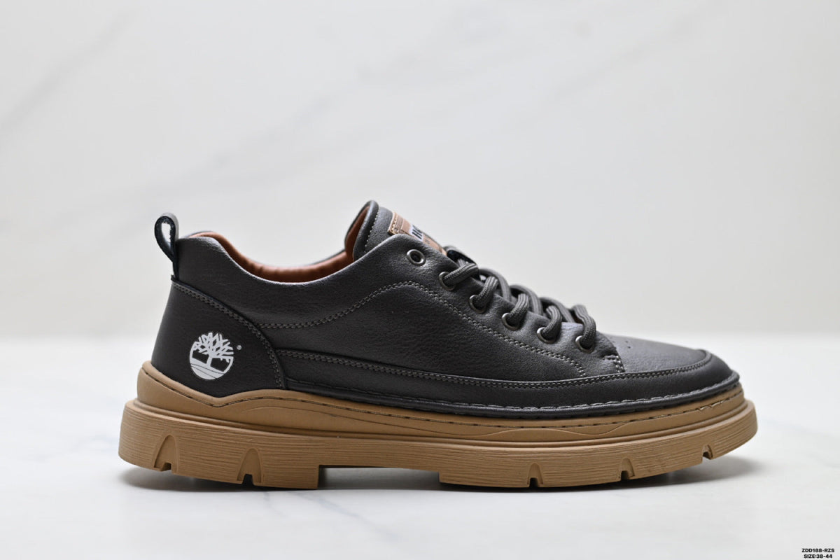 Timberland Black Gum Brooklyn Oxford Hiking Shoe - right-facing side profile main image