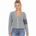Women's wool cardigan - Model Main Image