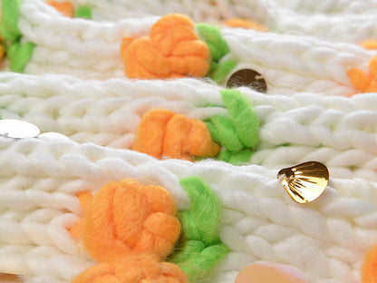 2025SS 3D flower sweater jacket THOM TREND