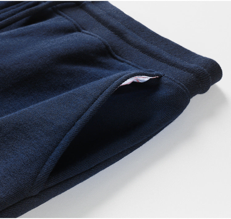 Thom Browne Style Casual Unisex Sweatpants with Signature Four-Bar Detail - Image 7