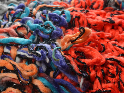 2025SS Colorful woven tassel sweater coat THOM TREND