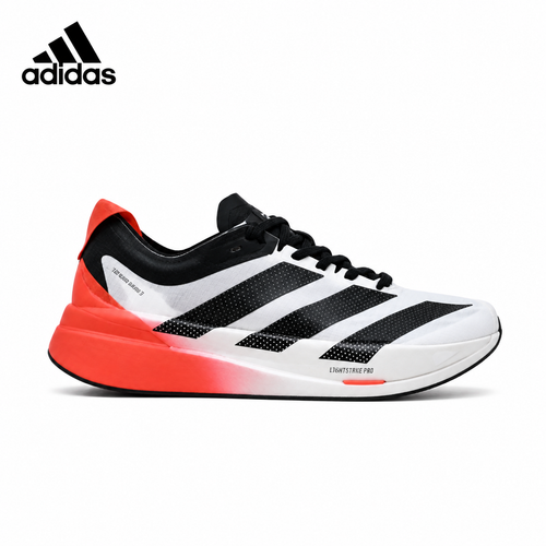 Adidas K81801650 men's running shoes in Black/White - single shoe side profile
