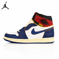 Air Jordan 1 High UN Blue/White Color-Block Unisex Sneakers BV1300-146 main product view
