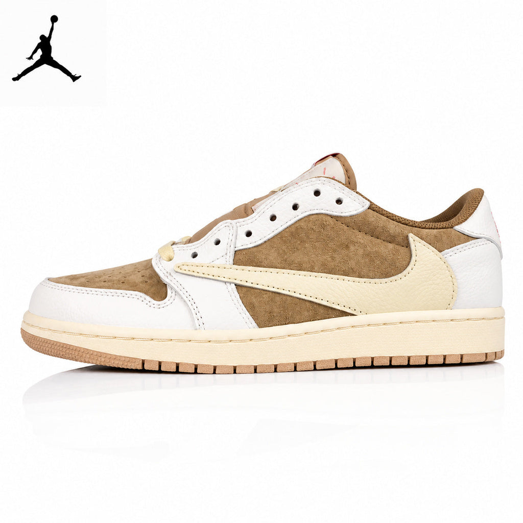 Air Jordan 1 Low OG Sail/Shy Pink Mocha Pink Unisex Sneakers DM7866-106 main product view