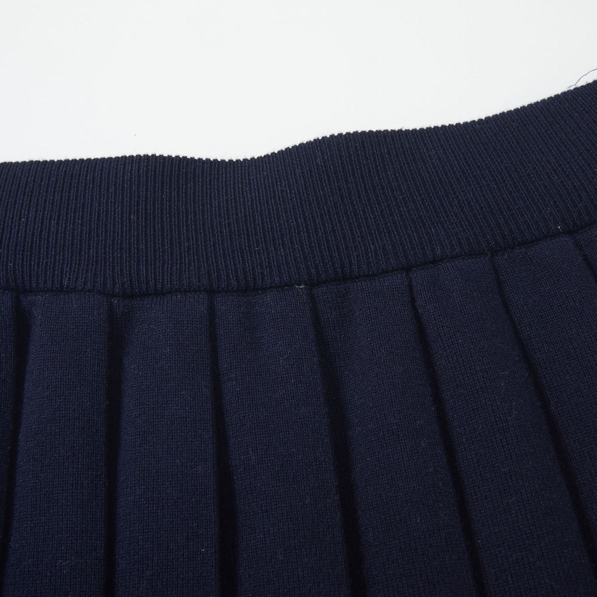 Women's 4-Bar Knitted Pleated Midi Skirt | Thom Browne