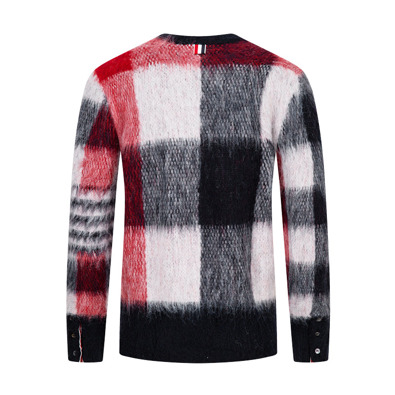 Men's Square Sweater by Thom Browne, knitwear detail view