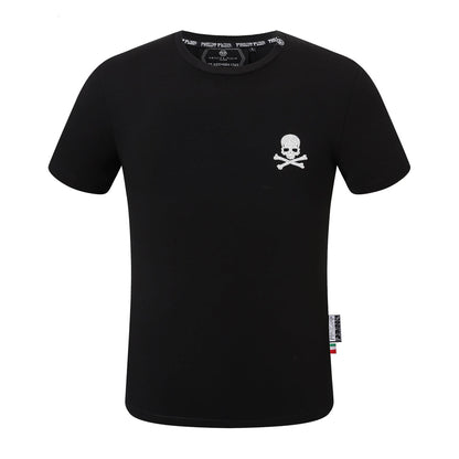 SOLO-Hot stamping Skull T-shirt SOLODSQ2