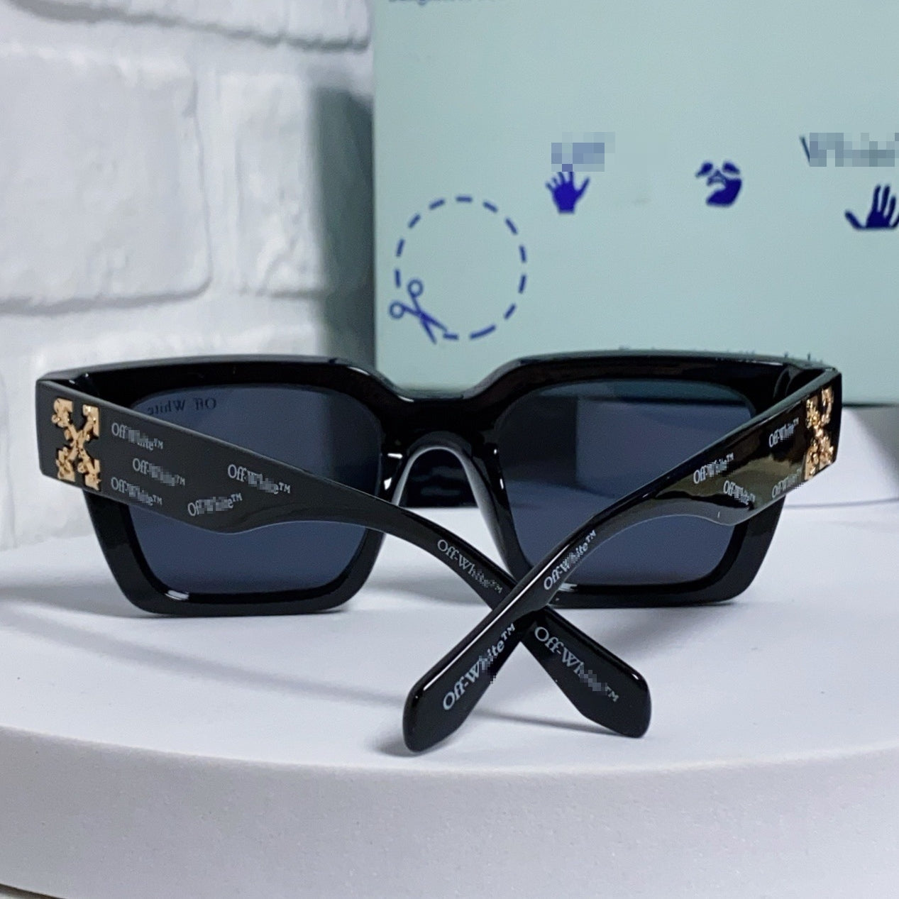 OFF-Whlte Arrow logo sunglasses#003 4-Bar
