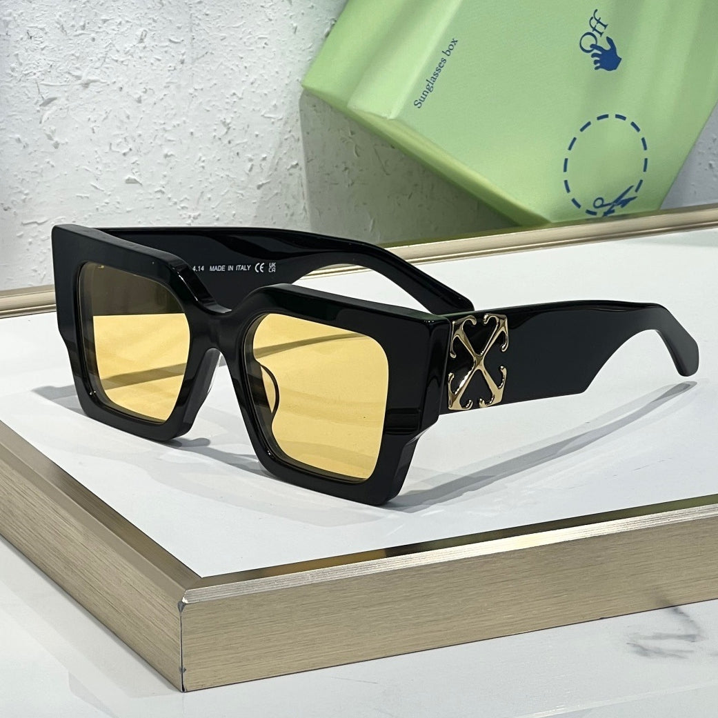 OFF-Whlte Arrow logo sunglasses#128 4-Bar