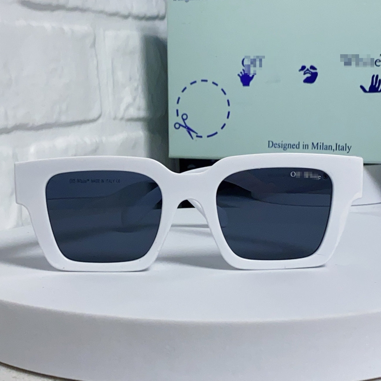 OFF-Whlte Arrow logo sunglasses#004 4-Bar