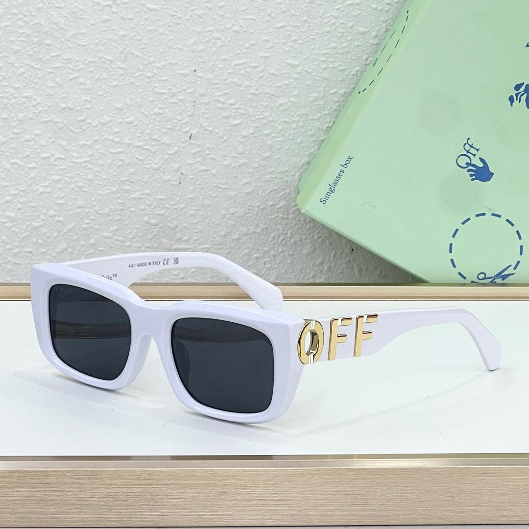 OFF-Whlte Arrow logo sunglasses#125 4-Bar