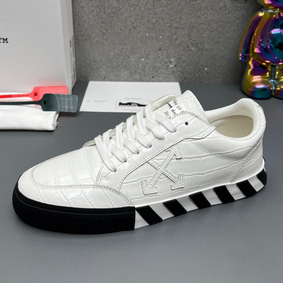 OFF-Whlte Arrow leather sneakers#36 4-Bar