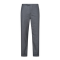 Thom Browne Style Cropped Pants with Signature Four-Bar Detail - Image 3