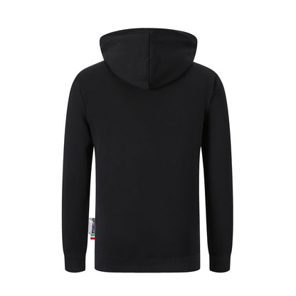 New-2025SS Unisex Black Hoodie SOLODSQ2