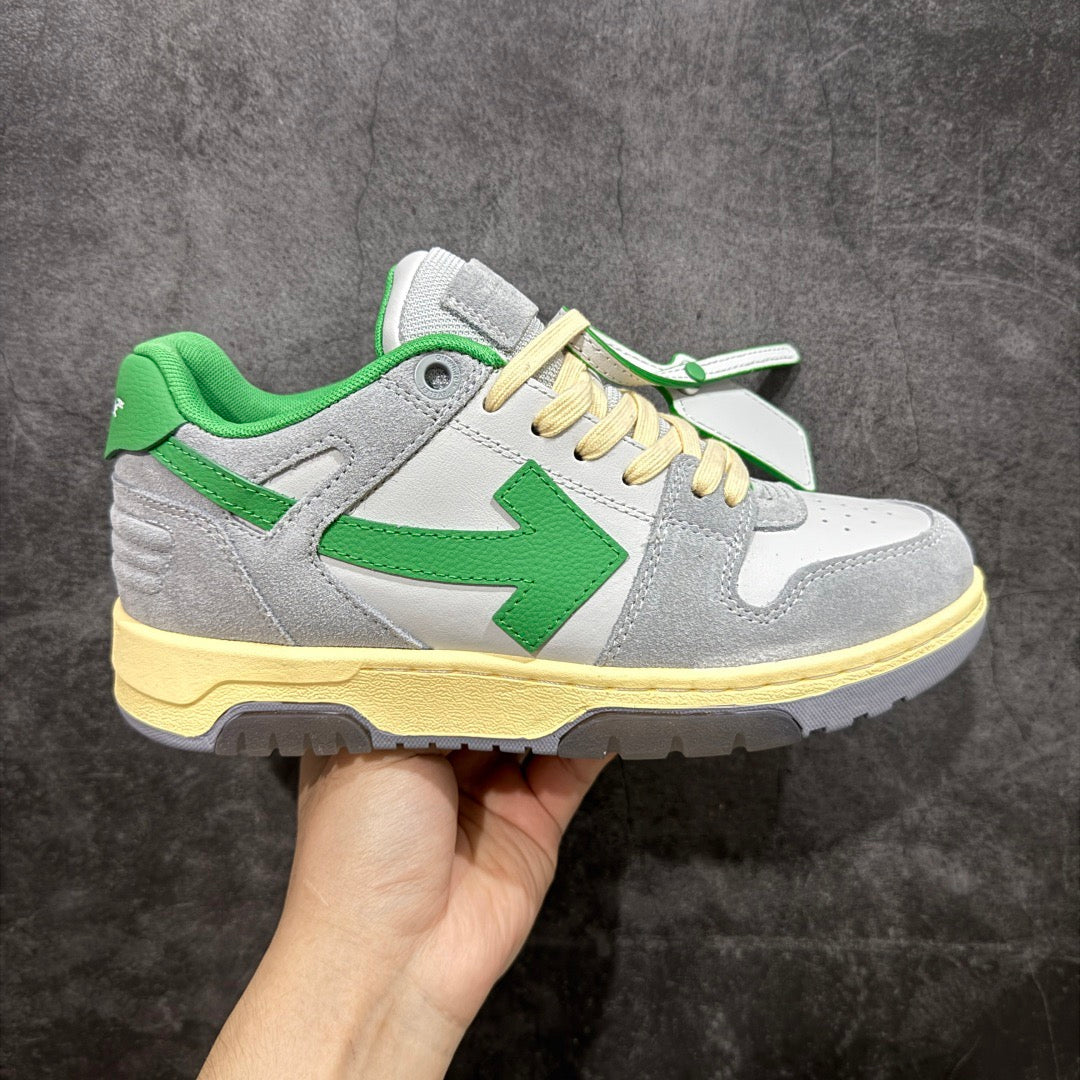 OFF-Whlte Arrow logo leather Sports shoes#17 4-Bar
