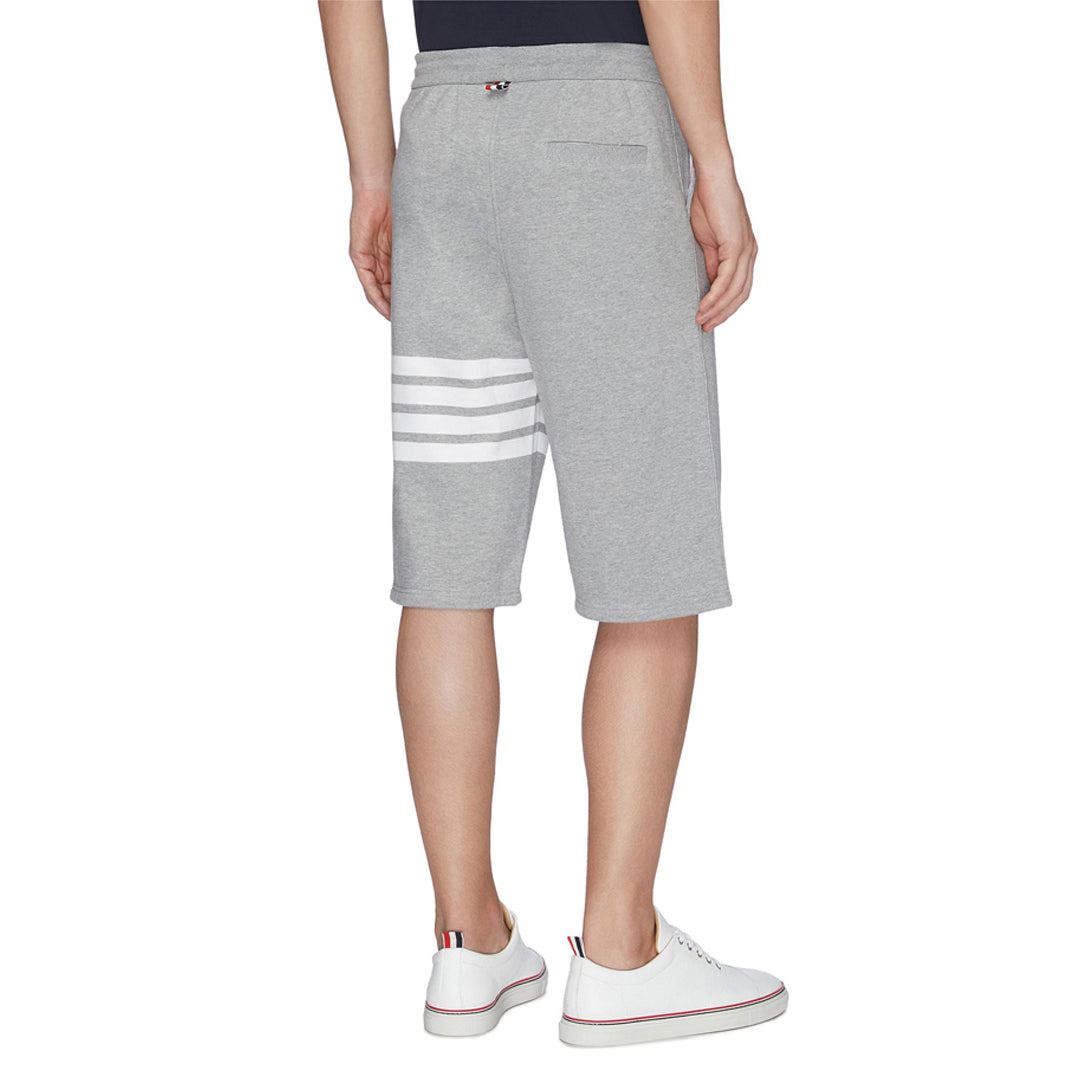 Thom Browne Style Unisex Casual Sweatpants with Signature Four-Bar Detail - Image 3