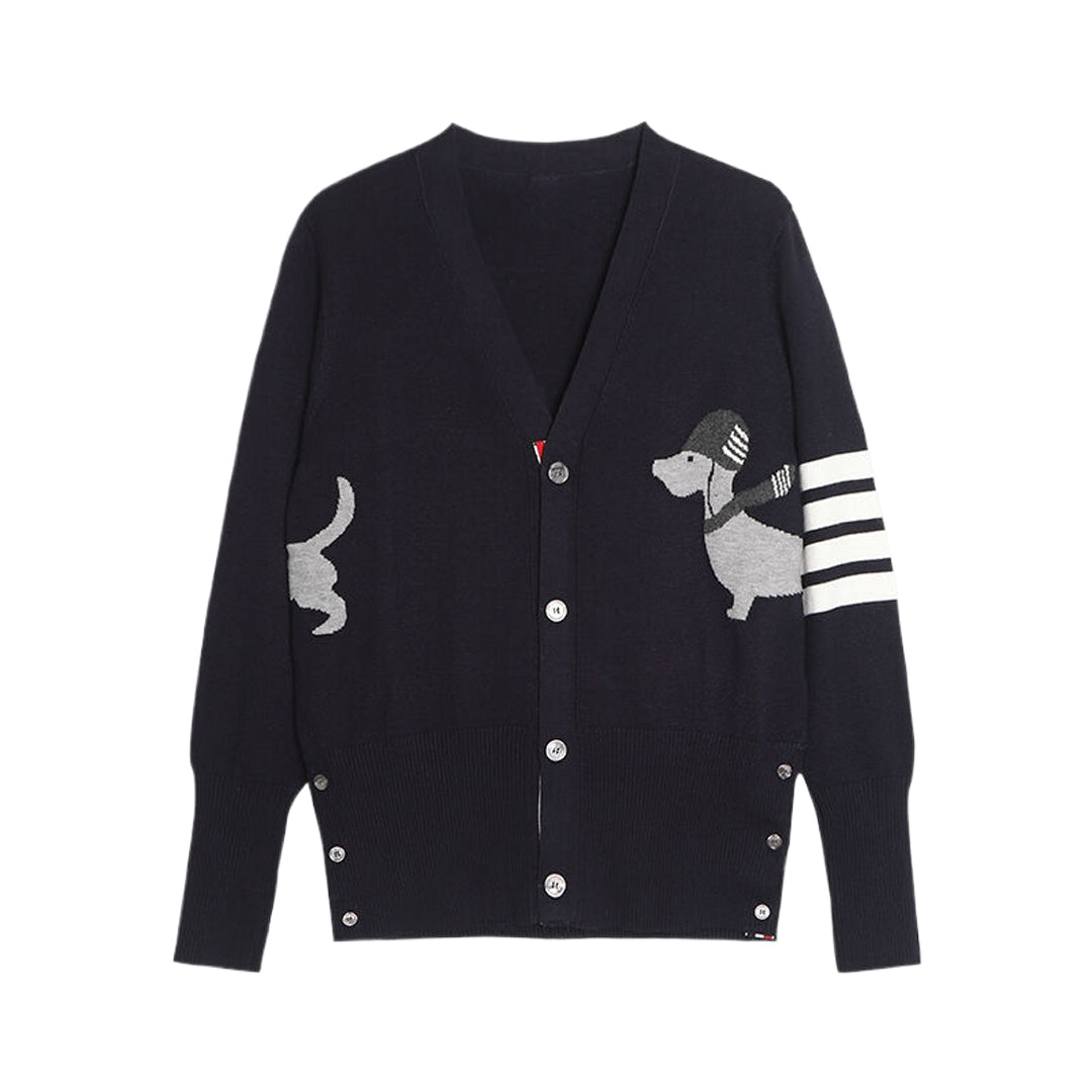 Animal Cardigans Knitwear by Thom Browne, knitwear detail view
