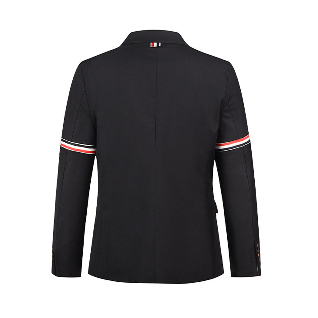 Men's Heritage 4 - Bar Suit - Classic Tailoring - Ultimate Comfort by Thom Browne, outerwear detail view