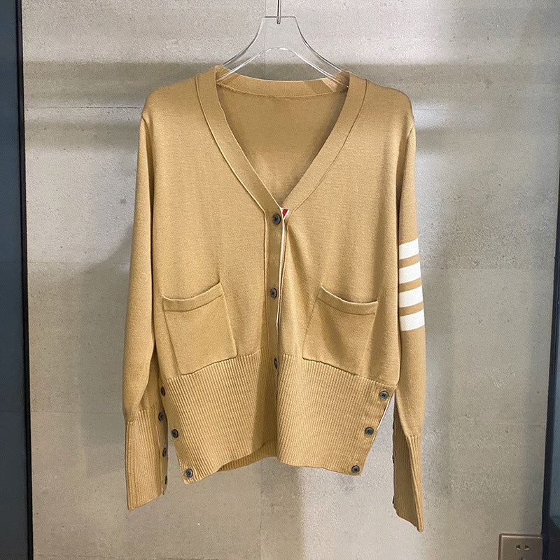 women's solid color sweater（复制） THOM TREND