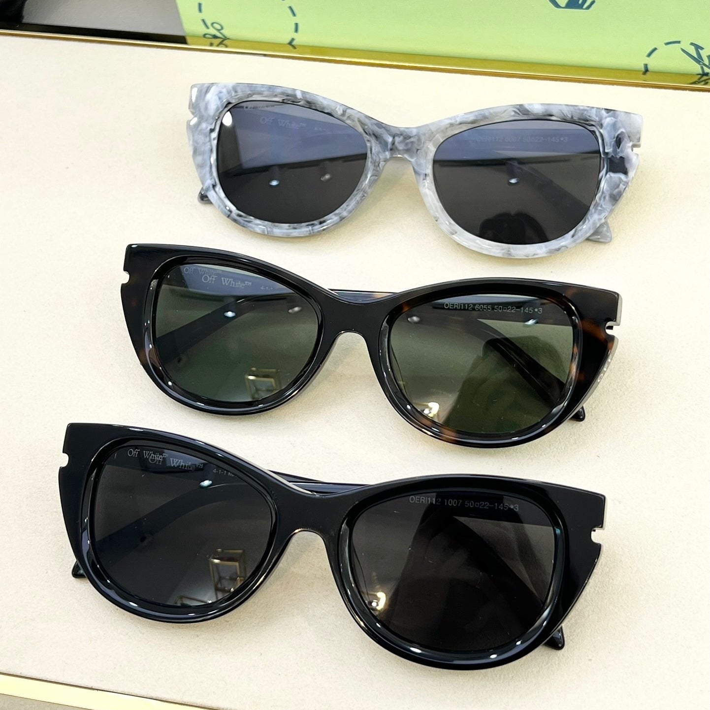 OFF-Whlte Arrow logo sunglasses#097 4-Bar
