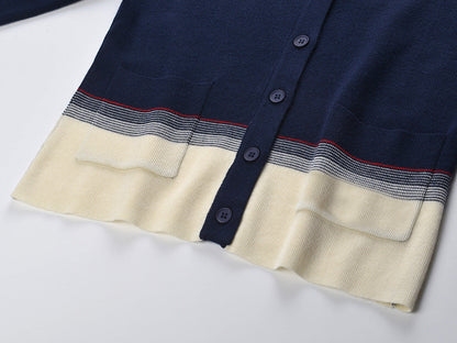 2025SS Cardigan + vest two-piece set THOM TREND