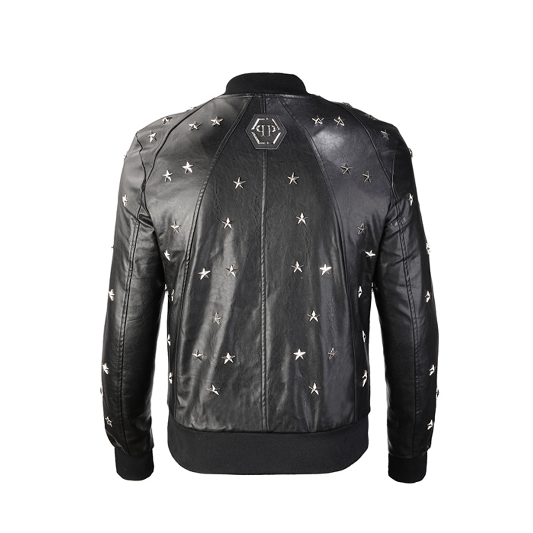 New-Black Cowhide Jacket SOLODSQ2