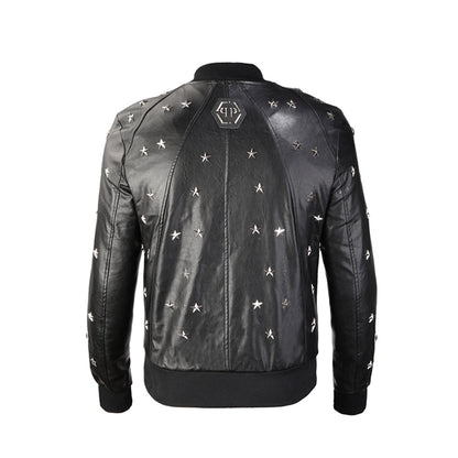 New-Black Cowhide Jacket SOLODSQ2